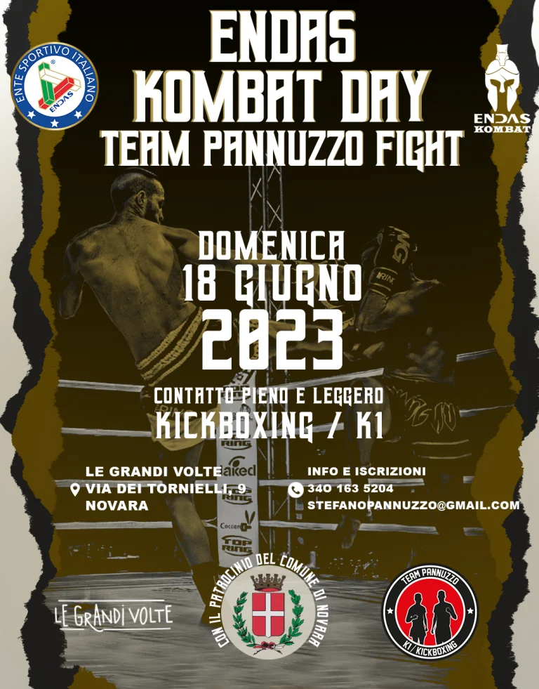 Endas Kombat Day Team Pannuzzo Fight Giugno 2023